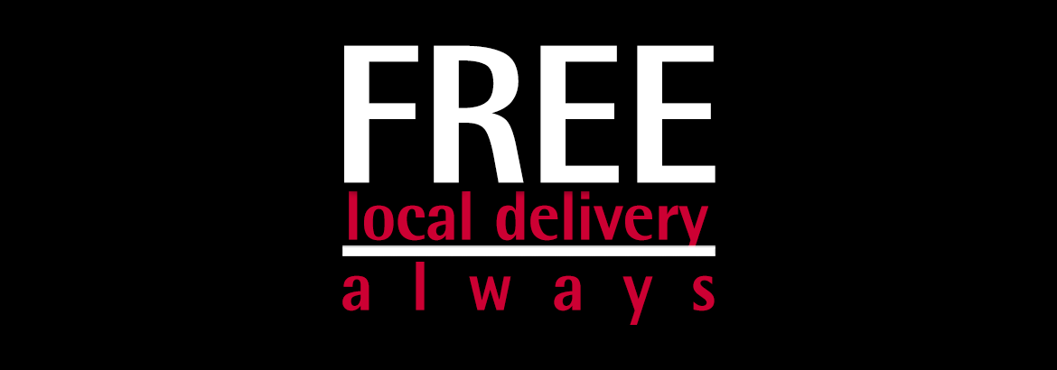 Free Local Delivery Banner